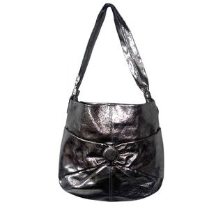Orvieto Silver Hobo Shoulder Bag Handbag Purse Fun Quality